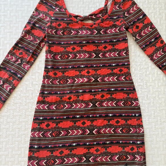 VOLCUM, MINI DRESS, MEDIUM, 95% COTTON, FAIR CONDITION, Y2K - Picture 2 of 9